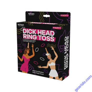 Hott Bachelorette Dick Head Ring Toss Fun Game Strap On box