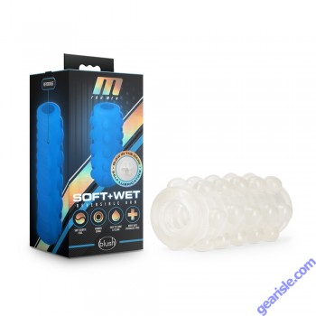 Blush M For Men Soft Wet Reversible Orb Frosted Pocket Stroker box