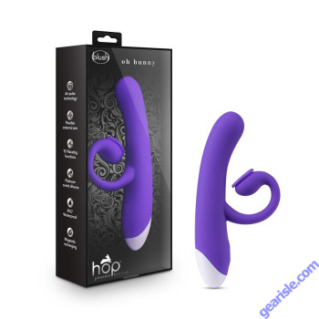 Blush Hop Oh Bunny Midnight Silicone Rechargeable Vibrator
