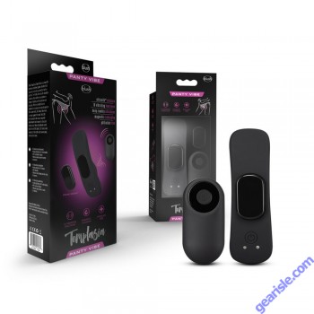 Blush Temptasia Remote Control Hands Free Play Panty Vibe Black box