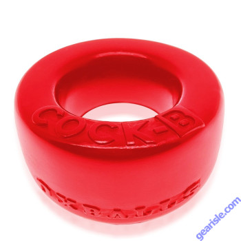 Cock Ring Oxballs Cock B Bulge Thick Shape Silicone Red side