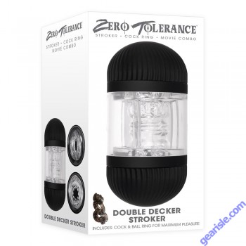 Zero Tolerance Masturbator Double Decker Dual Ended Stroker Waterproof box