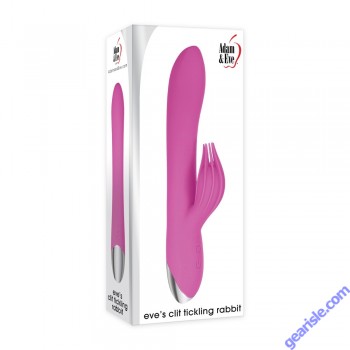 Eve's Clit Tickling Rabbit Silicone Flexible Vibrator Adam & Eve box