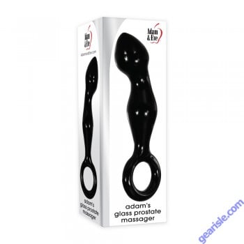 Adam's Glass Prostate Massager P Spot Curved Waterproof box