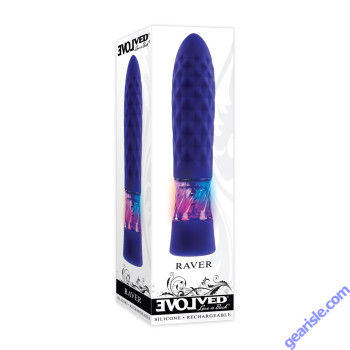 Evolved Raver Silicone Rechargeable Waterproof Bullet Vibrator box