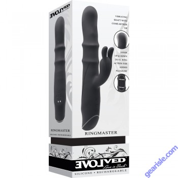 Evolved Ringmaster Rabbit Vibrator Rechargeable Waterproof