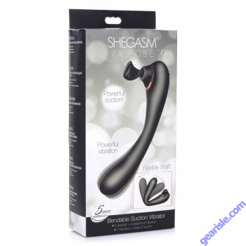 Inmi Shegasm 7X Pose Bendable Suction Rechargeable Silicone Vibrator box