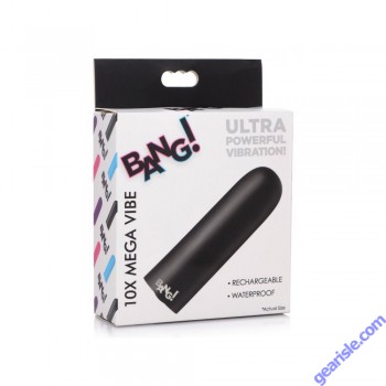 Bang! 10X Mega Vibe Silicone Rechargeable Bullet box