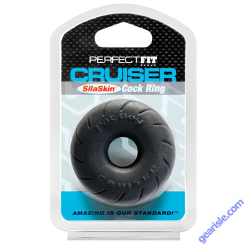 Perfect Fit Silaskin Cruiser Cock Ring 2.5" Black