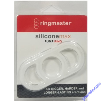 Ringmaster Silicone Max Pump Cock Ring Stretchy Thick