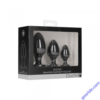 Ouch Diamond Shape Silicone Butt Plug box