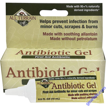 Antibiotic Gel Natural First Aid Antibiotic 0.5 Oz All Terrain both