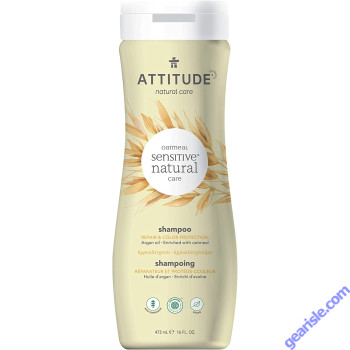 Attitude Vegan Sensitive Skin Hypoallergenic Argan Oil Shampoo 16 Oz