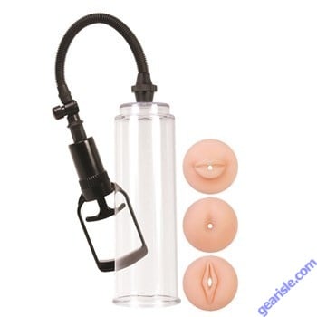 Adam and Eve Triple Play Pleasure Pump Pro 