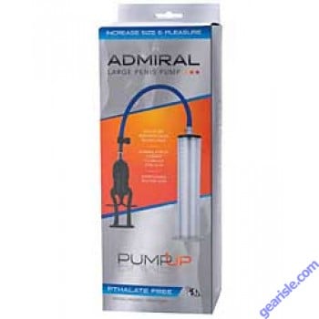 The Admiral Large Penis Pump Up for Male Enhancement 