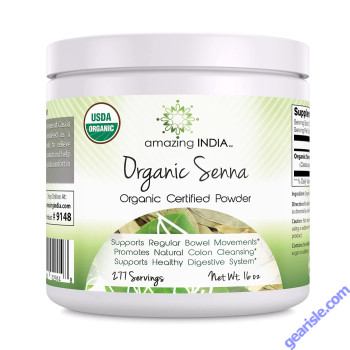Amazing India Senna Powder for Digestive Health