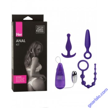 Hers Silicone Anal Kit Purple Cal Exotic Novelties