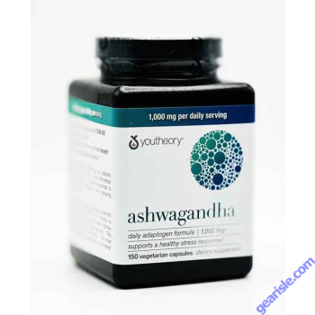 Youtheory Ashwagandha 1000mg Dietary Supplement 150 Pills