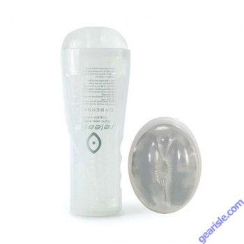 CyberSkin Release Tight Ass Stroker Clear Vibrating 
