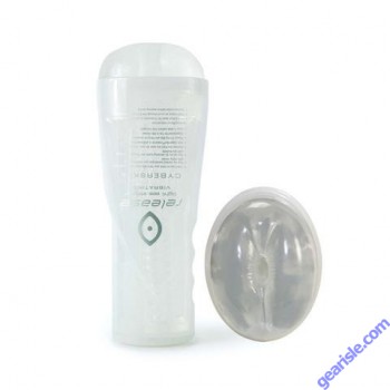 CyberSkin Release Tight Ass Stroker Clear Vibrating 