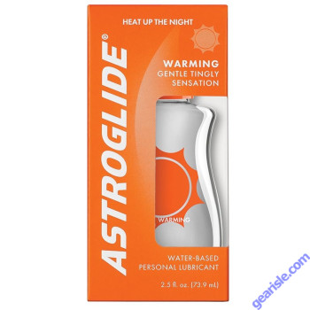 Astroglide Liquid Warming Liquid Lube Vaginal Moisturizer 2.5Oz