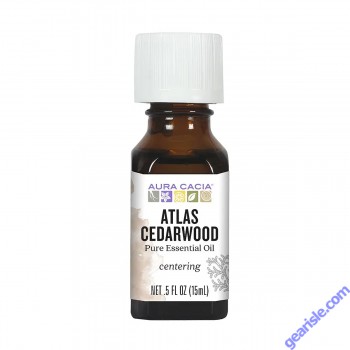 Aura Cacia Atlas Cedarwood Oil Bottle