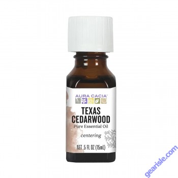 Aura Cacia Cedarwood Essential Oil Bottle