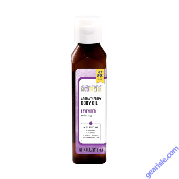 Aura Cacia Lavender Body Oil bottle