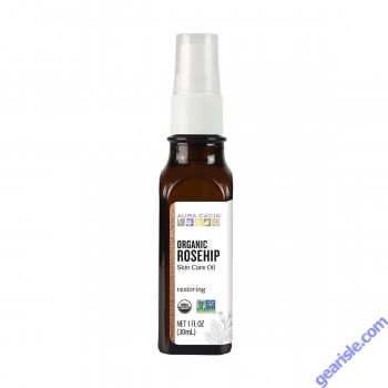Aura Cacia Organic Rosehip Oil bottle