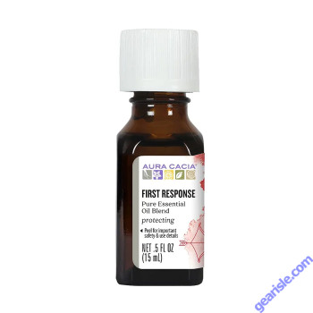 Aura Cacia Protecting First Response Essential Oil Blend bottle