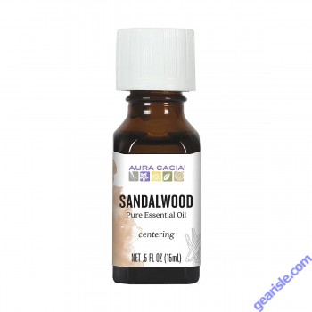 Aura Cacia Sandalwood Essential Oil Bottle