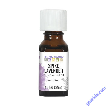 Aura Cacia Spike Lavender Essential Oil Bottle
