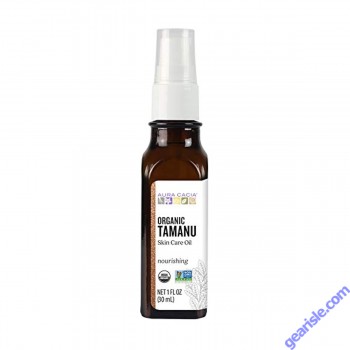 Aura Cacia Tamanu Oil bottle