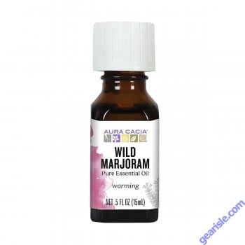 Aura Cacia Wild Marjoram Essential Oil Bottle