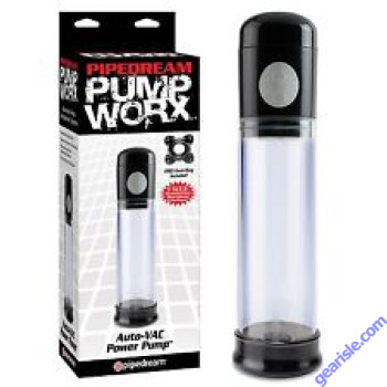 Pipedream Pump Worx Rechargeable 3-Speed Auto-Vac Penis Pump  Enlargement