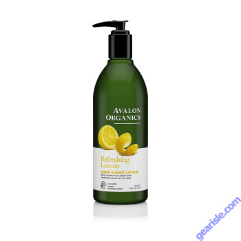 Avalon Organics Lemon Hand Body Lotion 12 oz