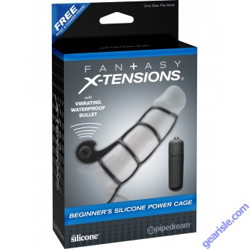 Beginner's Silicone Power Cage Vibrating Fantasy X-Tensions 