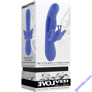 Evolved Butterfly Dreams Vibrator Rechargeable Waterproof