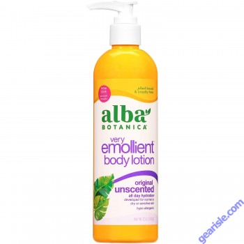 Very Emollient Unscented Original Body Lotion 12 Oz 