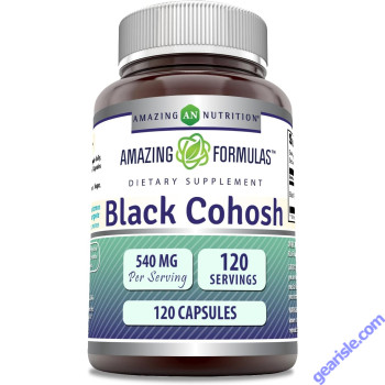 Black Cohosh 540mg 120 Caps Female Hormonal Balance 