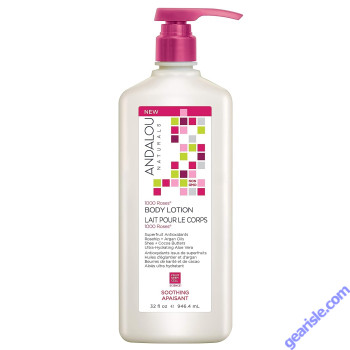 Sensitive 1000 Roses Soothing Body Lotion 32 fl oz Andalou Naturals solo