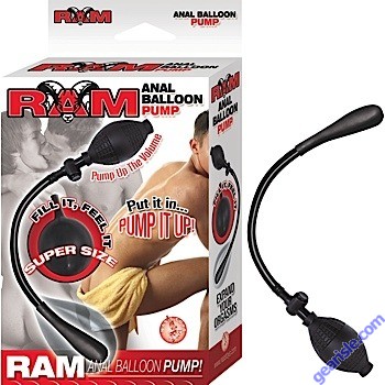 Anal Balloon Pump Black RAM