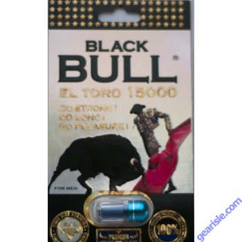 Black Bull El Toro 15000 Premier Male Enhancer Blue Pill For 12 Days