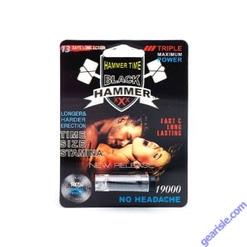 Black Hammer Triple Maximum Power Male Enhancer Black Pill