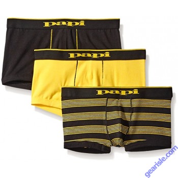 Cotton Stretch Brazilian Trunks 3 Pack Papi 980503