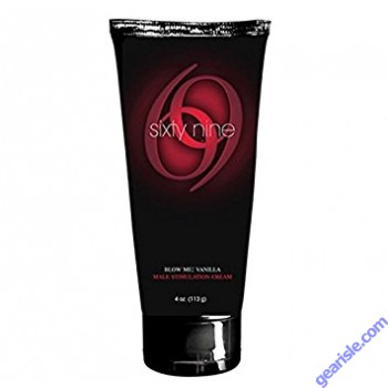 69 Blow Me Vanilla Male Stimulation Cream 4 oz