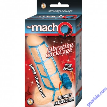 Cock Cage Blue Vibrating The macho