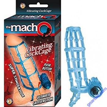 Cock Cage Blue Vibrating The macho