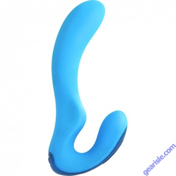 Aria 6x Silicone Vibe Rechargeable Blue Climax