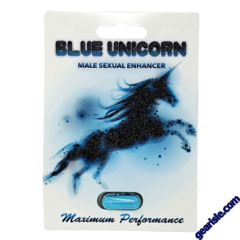 Blue Unicorn Male Sexual Enhancement Blue Capsule